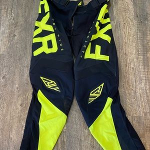 Mens Size 32 or medium FXR motocross pants, men’s medium FXR jersey